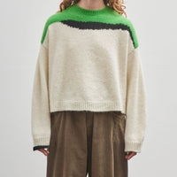Cordera Alpaca & Suri Sweater, Bright Green