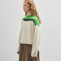 Cordera Alpaca & Suri Sweater, Bright Green