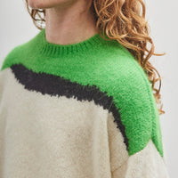 Cordera Alpaca & Suri Sweater, Bright Green