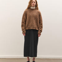 Cordera Chunky Sweater, Brown Melange