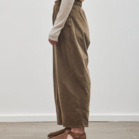 Cordera Cord Baggy Pants, Moss
