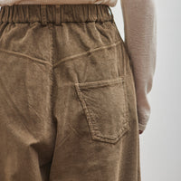 Cordera Cord Baggy Pants, Moss