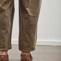 Cordera Cord Baggy Pants, Moss