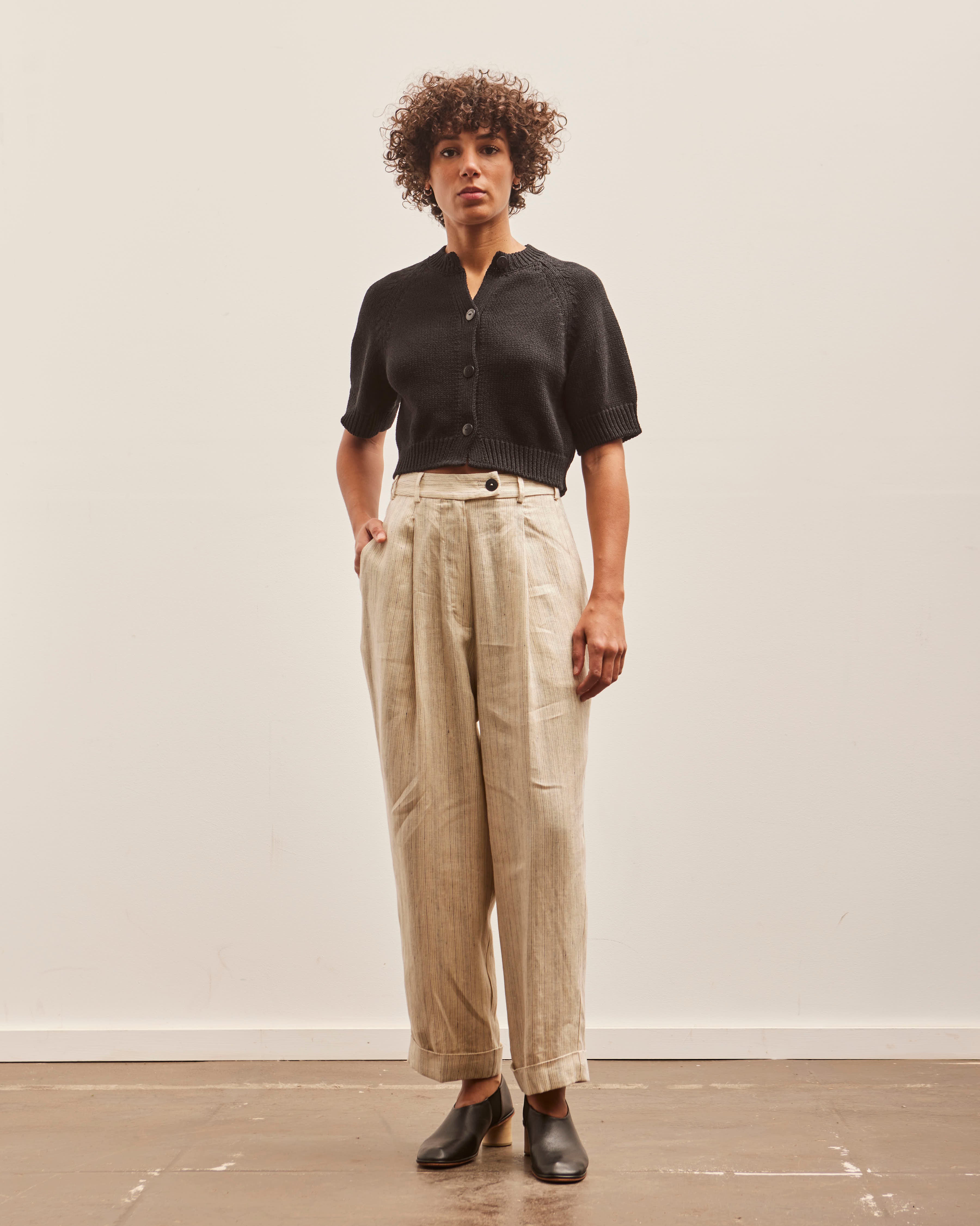 Cordera Cotton Buttoned Top, Black – Glasswing
