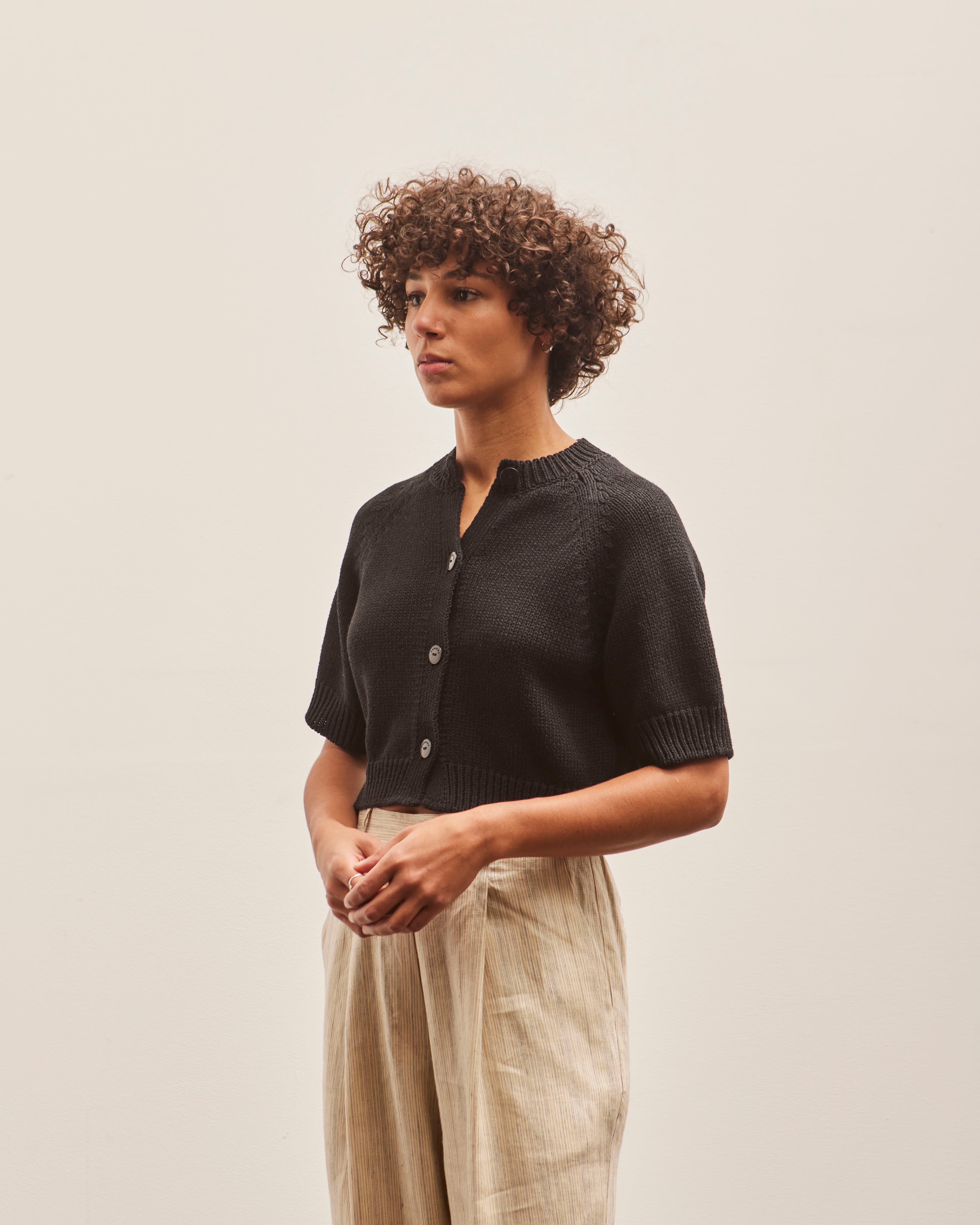 トップス bshop CORDERA Cordera Cotton Buttoned Top, Black – Glasswing