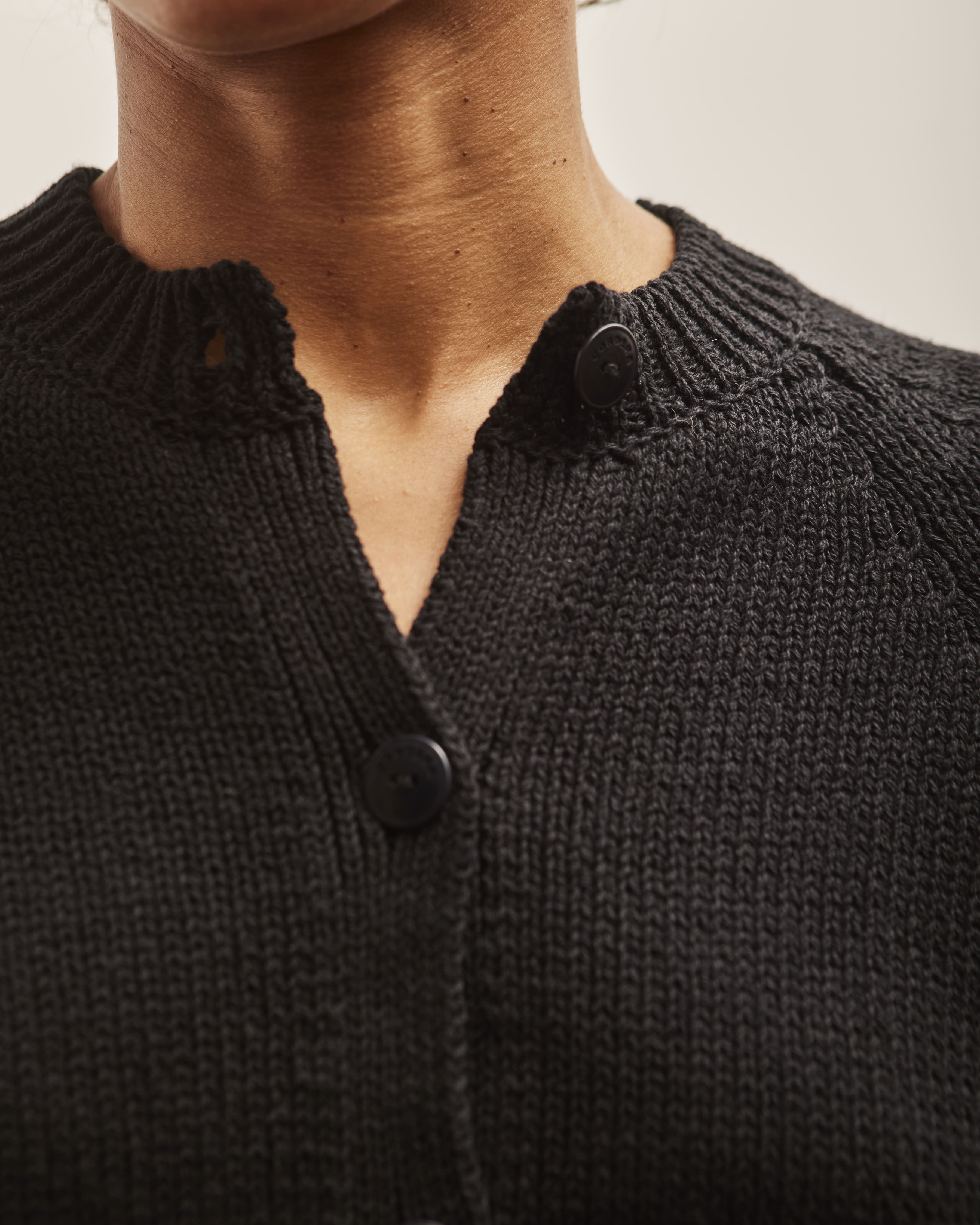 Cordera Cotton Buttoned Top, Black – Glasswing