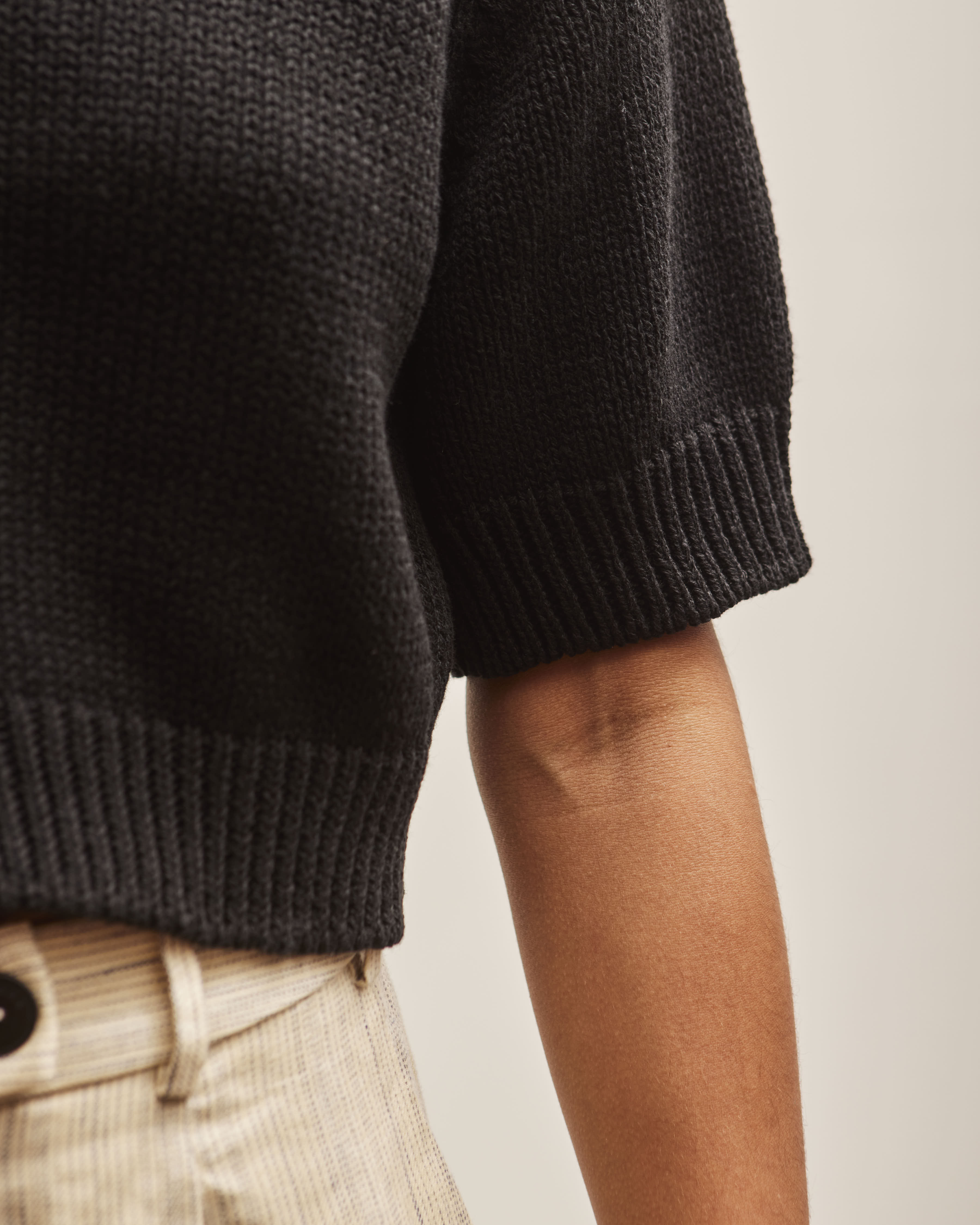 トップス bshop CORDERA Cordera Cotton Stitched Top, Brown – Glasswing