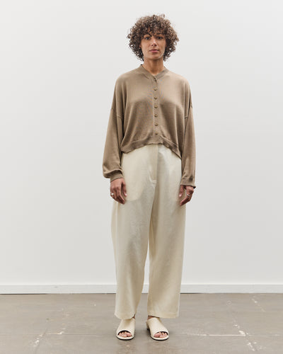 Cordera Cotton Cashmere Cardigan, Taupe