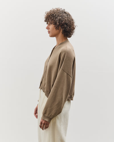 Cordera Cotton Cashmere Cardigan, Taupe