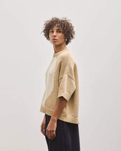 Cordera Cotton Sweater, Bicolor