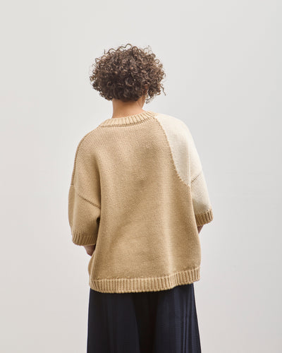 Cordera Cotton Sweater, Bicolor