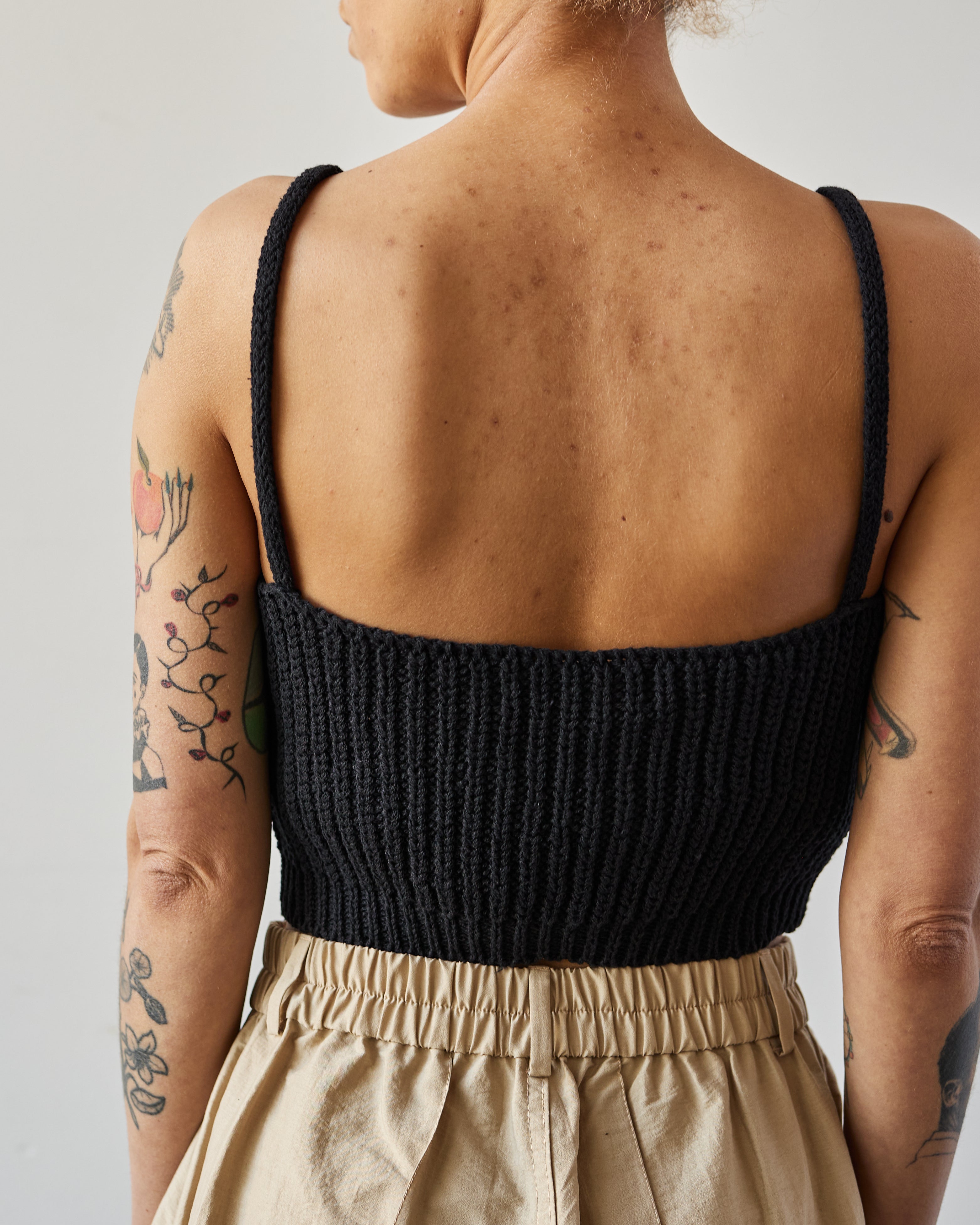Cordera Cotton Top, Black – Glasswing