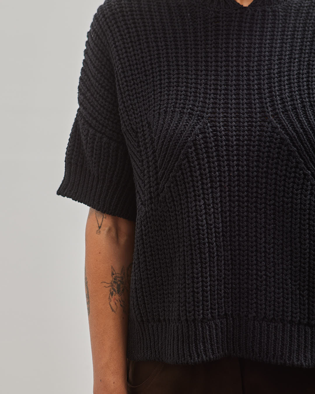 Cordera Cotton Top, Black – Glasswing