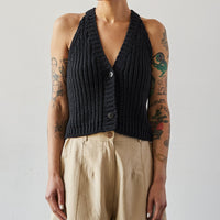 Cordera Cotton Waistcoat, Black