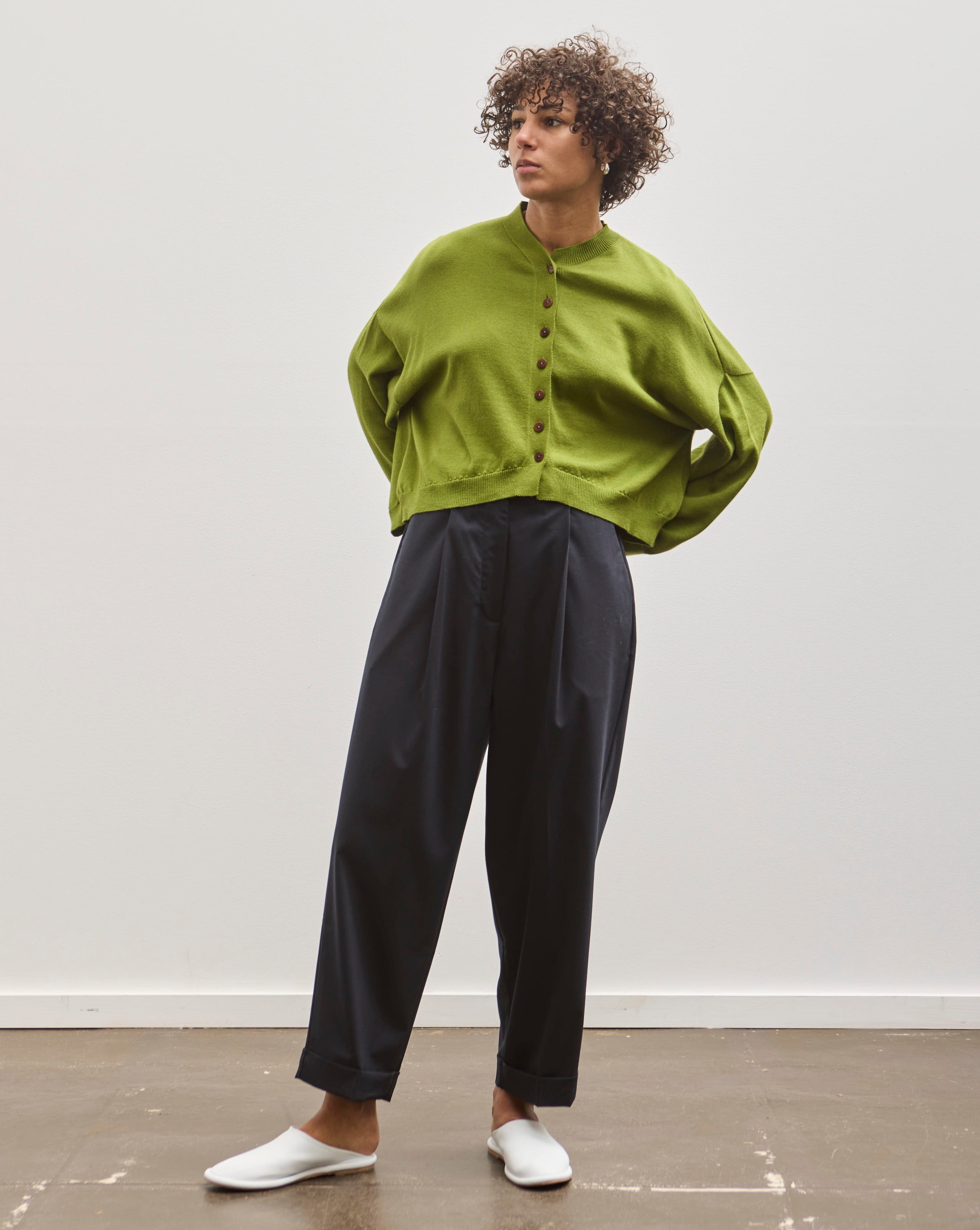 Cordera Cotton & Cashmere Cardigan, Woodbine – Glasswing