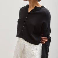 Cordera Cropped Cardigan, Black