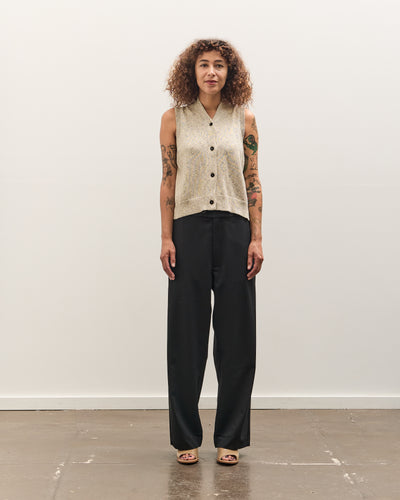 Cordera Flecked Cotton Vest, Natural