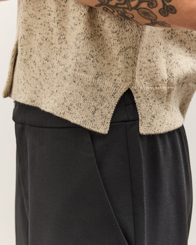 Cordera Flecked Cotton Vest, Natural