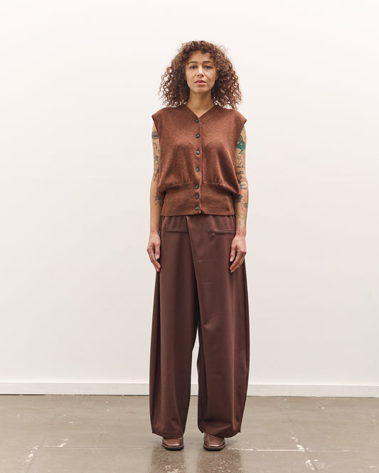 Cordera Flecked Cotton Waistcoat, Russet