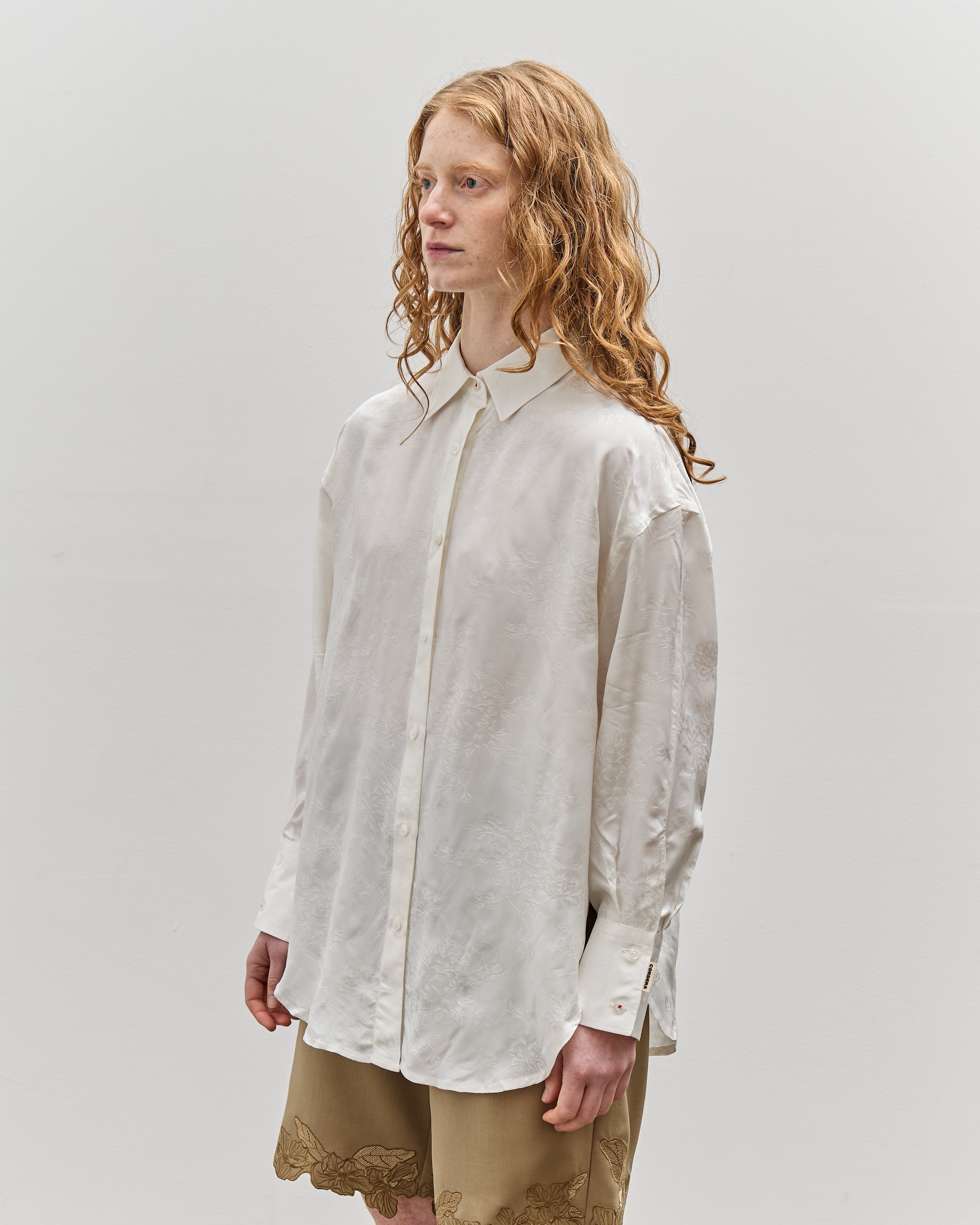 トップス Floral Stripe Jacquard Shirt Floral Stripe Jacquard Shirt