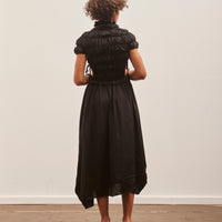 Cordera Fluid Sculpted Dress, Black
