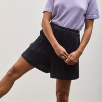 Cordera Herringbone Shorts, Navy