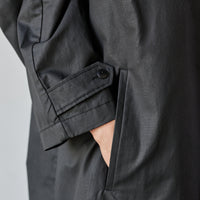 Cordera Hooded Trench, Black