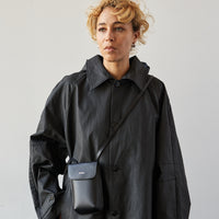 Cordera Hooded Trench, Black