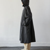 Cordera Hooded Trench, Black