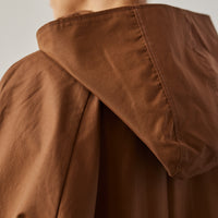Cordera Hooded Trench, Brown