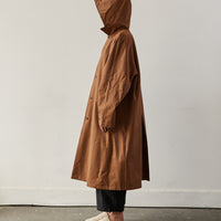 Cordera Hooded Trench, Brown