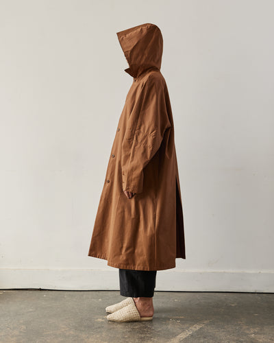 Cordera Hooded Trench, Brown