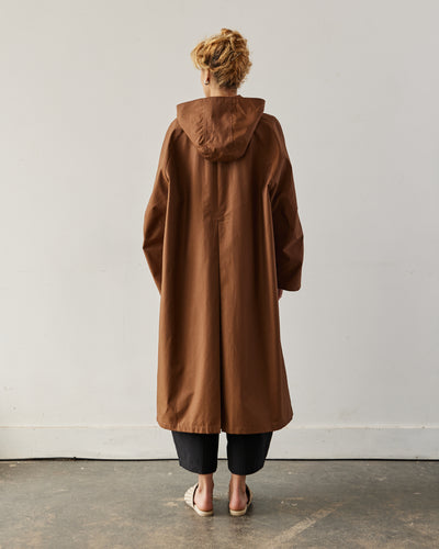 Cordera Hooded Trench, Brown