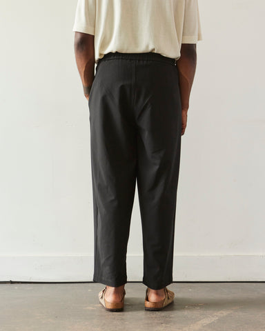 Cordera Mens Tailoring Elastic Waistband Pants, Black