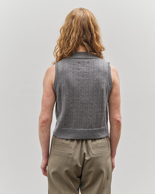 Cordera Merino Perle Waistcoat, Grey