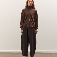 Cordera Merino Wool Buttoned Sweater Espresso, Espresso