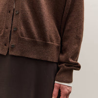 Cordera Merino Wool Buttoned Sweater Espresso, Espresso