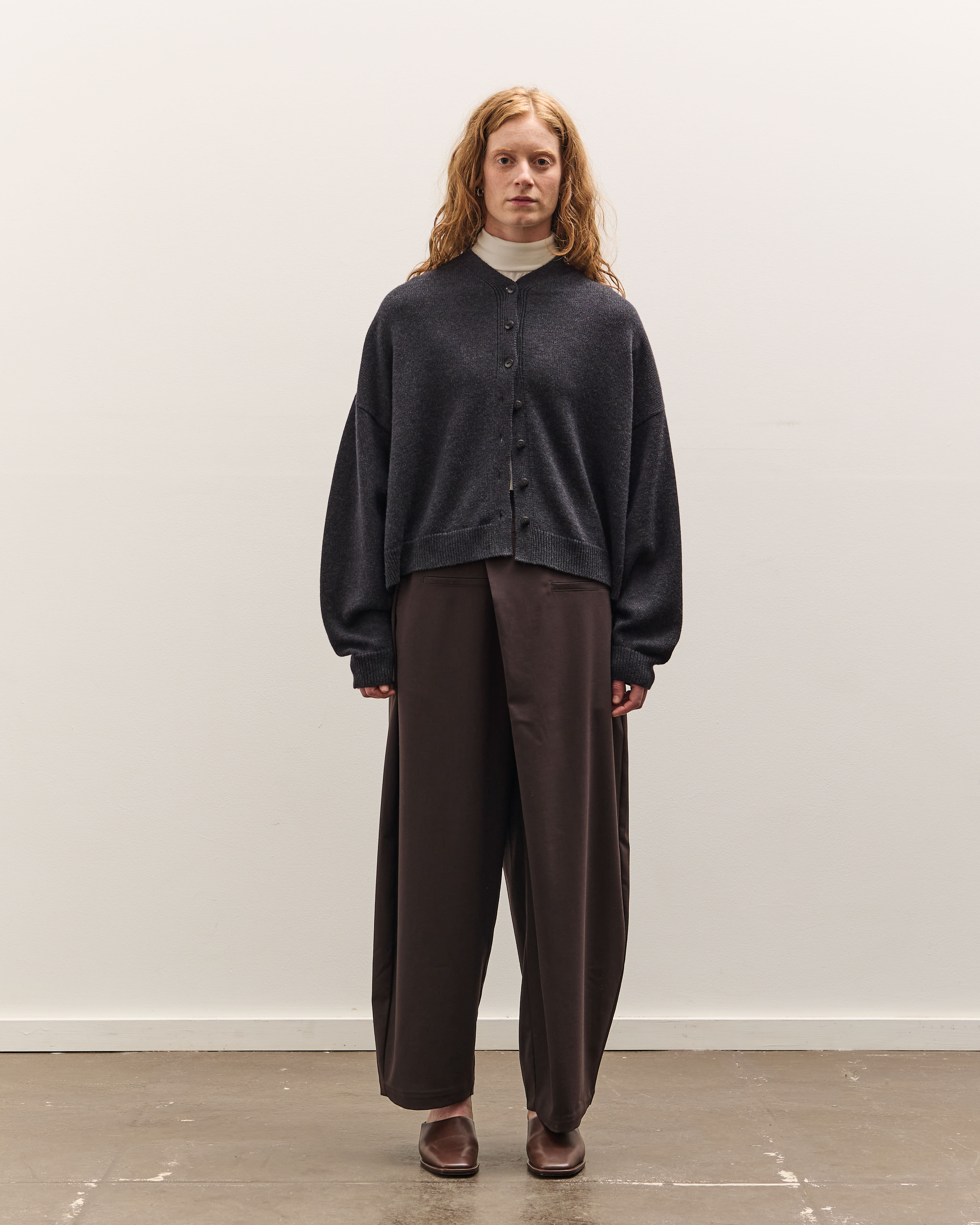 Cordera Merino Wool Cardigan, Anthracite – Glasswing