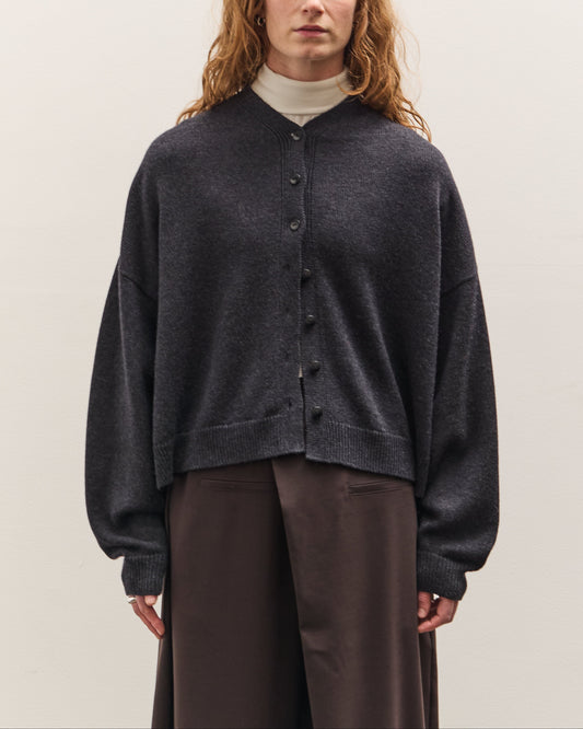 Cordera Merino Wool Cardigan, Anthracite