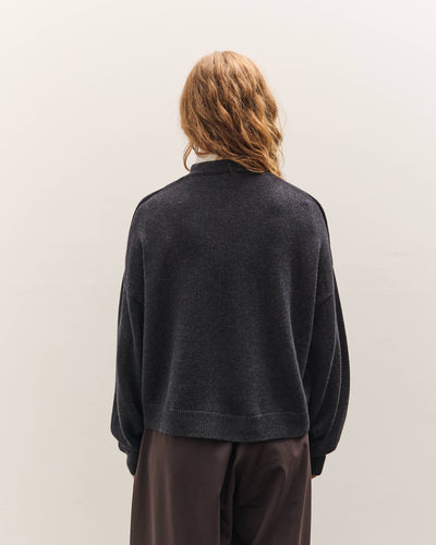 Cordera Merino Wool Cardigan, Anthracite