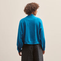 Cordera Merino Wool Cardigan, Cerúleo