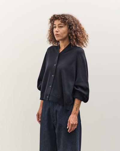 Cordera Merino Wool Cardigan, Navy