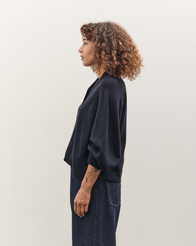Cordera Merino Wool Cardigan, Navy