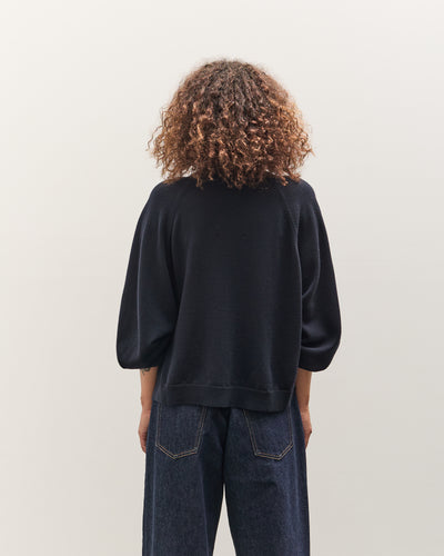 Cordera Merino Wool Cardigan, Navy