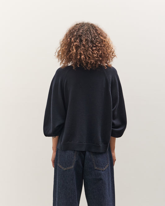 Cordera Merino Wool Cardigan, Navy