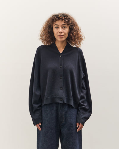 Cordera Merino Wool Cardigan, Navy
