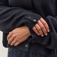 Cordera Merino Wool Cardigan, Navy