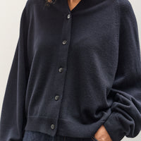 Cordera Merino Wool Cardigan, Navy
