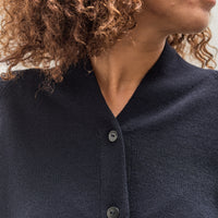 Cordera Merino Wool Cardigan, Navy