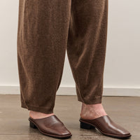 Cordera Merino Wool Curved Pants, Taupe